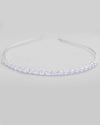 Silver Plated AD Studded Hairband-VOJ454