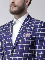 Hangup Men Standard Checkered Men Formalwear-D78CheckBlazer