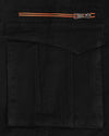 Cargos with Neon Zip and 6 pockets-Black