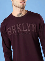 Dillinger Maroon Typographic Regular T-shirt