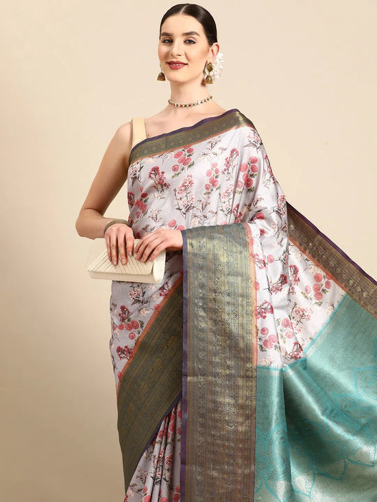 Vibrant Graphic Flair Saree-SZ-DGPS7-1805