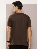 Dillinger Brown Solid Regular Heney T-shirt