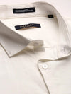 Men White Solid Shirt-FAVORPLAIN-200-White