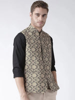 Hangup Men Standard Printed Men's Indian Wear-34APrintedNehru