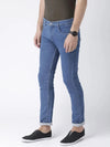 Hangup Men Slim Solid Jeans & Trousers-LightBlueJeans1Washing