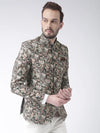 Hangup Men Standard Printed Men Formalwear-D375ButtonBlazer