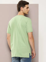 Dillinger Green Solid Regular Heney T-shirt