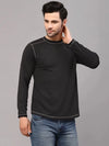 Rigo Poly Corduroy Round Neck T-Shirt-CT09221542-L