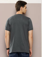 Dillinger Grey Solid Regular Heney T-shirt