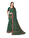 Vimla Women's Green Crepe Silk Uniform Saree with Blouse-5214_PM