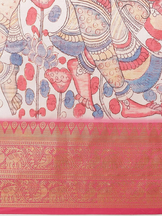 Royal Heritage Charm Saree-SZ-DGPS1-2-WHT-1164