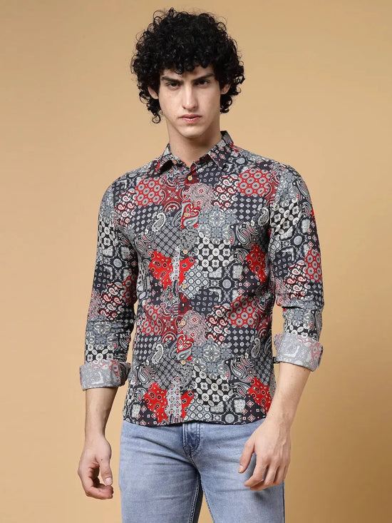 Rigo Paisley Fusion Shirt-CS10231082-L