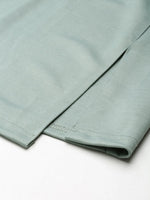 Women Sea Green Solid Pencil Skirt-AE-10611-Seagreen