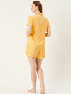 Shirt and Shorts Set in Yellow