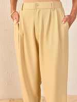 Women Beige Tapered Pants