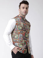 Hangup Men Standard Printed Men's Indian Wear-159A_Printed_Nehru