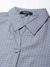 Women Grey Polka Dots Shirt-AE-3331050-Grey