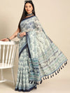 Delicate Subtlety Saree-SZ-INDIGO-1519