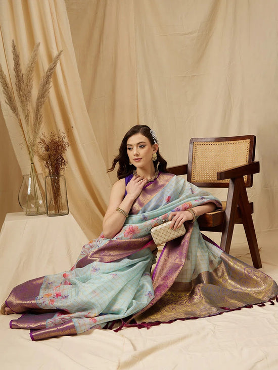 Traditional Radiance Wonder Saree-SZ-DGBOX-SKY-2133