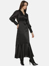 Black Vintage Maxi Dress-17288