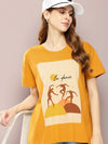 Dillinger Mustard Graphic Boxy Regular T-Shirt