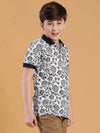 Lil Tomatoes Boys Cotton Polo T-shirt-GBT-S24-1400_NAVY_30