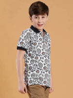 Lil Tomatoes Boys Cotton Polo T-shirt-GBT-S24-1400_NAVY_30