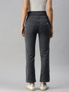 Women's Grey Solid Fit Denim Jeans-IM-9797B-Grey