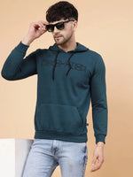 Rigo Printed Hooded Fleece Sweatshirt