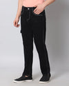 Retro Denim Jeans with 5 pockets-Black