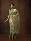 Subtle Aura Drape Saree-SZ-DIYA-GN-2216