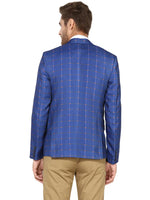 Hangup Men Standard Checkered Men Formalwear-D5CheckBlazer