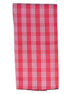 Athom Living Premium Gamcha Bath Towel 65 x 135 cm Pack of 1 Red checkered-ATZ-BT-1H