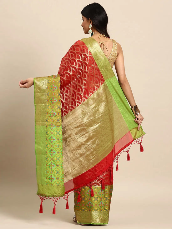 Embroidered Radiance Attire Saree-SZ-IRA-RD-1580