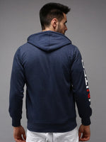 Men Blue Solid Sweatshirt-OTSS-24-Navyblue