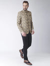 Hangup Men Standard Printed Men Formalwear-D305ButtonBlazer