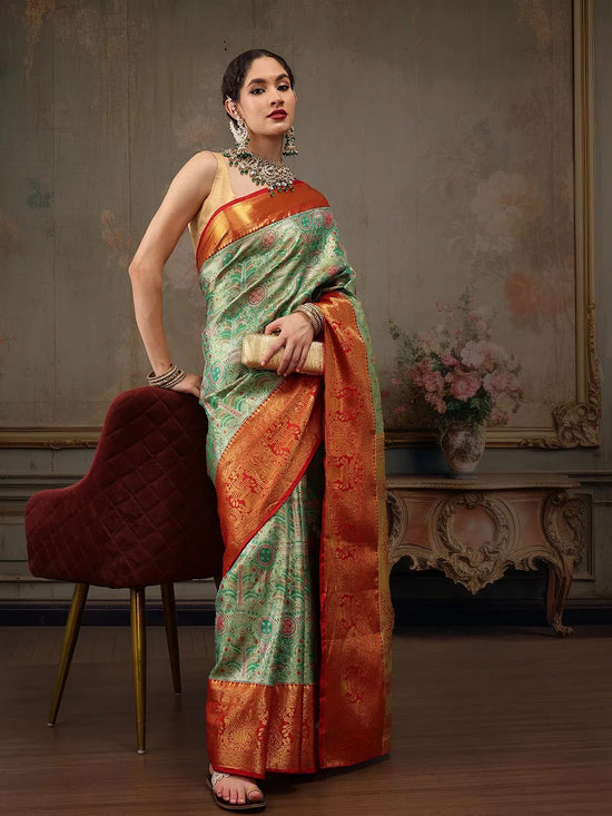 Urban Trendy Drape Saree-SZ-AMBAR-2227