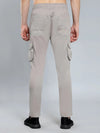 Jogger Cargos with Elastic waist and 6 pockets-Grey-HC4012-30