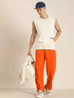 Dillinger Orange Solid Korean Pant