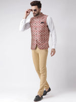 Hangup Men Standard Solid Men's Indian Wear-80AJacquardNehru