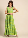 Kalidar Jumpsuit in Lime Green