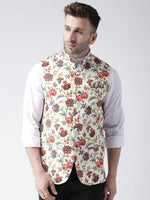 Hangup Men Standard Printed Men's Indian Wear-66APrintedNehru