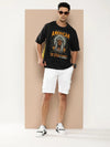 Difference of Opinion Black Graphic Oversized T-Shirt-DOOVR231BLK-S