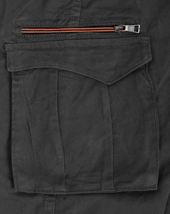 Cargos with Neon Zip and 6 pockets-Grey-HZC9115-30