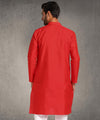 Hangup Men Standard Solid Men's Indian Wear-Red_8_4027_Lkurta