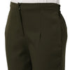 Smarty Pants Women's Cotton Lycra Ankle Length Olive Formal Trouser-SMPT-885C-S