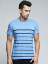 Dillinger Men's Stripes Printed T-Shirt