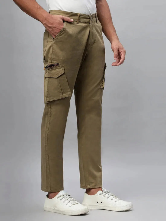 Cargos with Neon Zip and 6 pockets-Beige-HZC9120-30