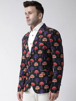 Hangup Men Standard Printed Men Formalwear-D133_2Button_Blazer