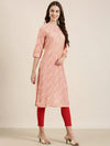 Women Multi Geometrical Straight Kurta-RA-027-Multi